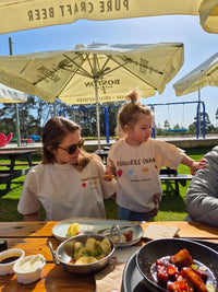 Snack Provider Adult Tee | Matching Family T-shirts Sandy Beige Compass & Cradle