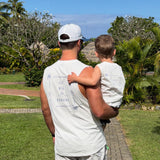 Little Ripper Kids Tank Top | White | Matching Son and Dad