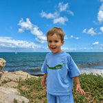 Mi Chilito Kids Shirt & Shorts Set | Blue | Matching family outfits Australia - Compass & Cradle