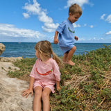 Mi Chilito Kids Shirt & Shorts Set Pink | Matching family outfits Australia - Compass & Cradle