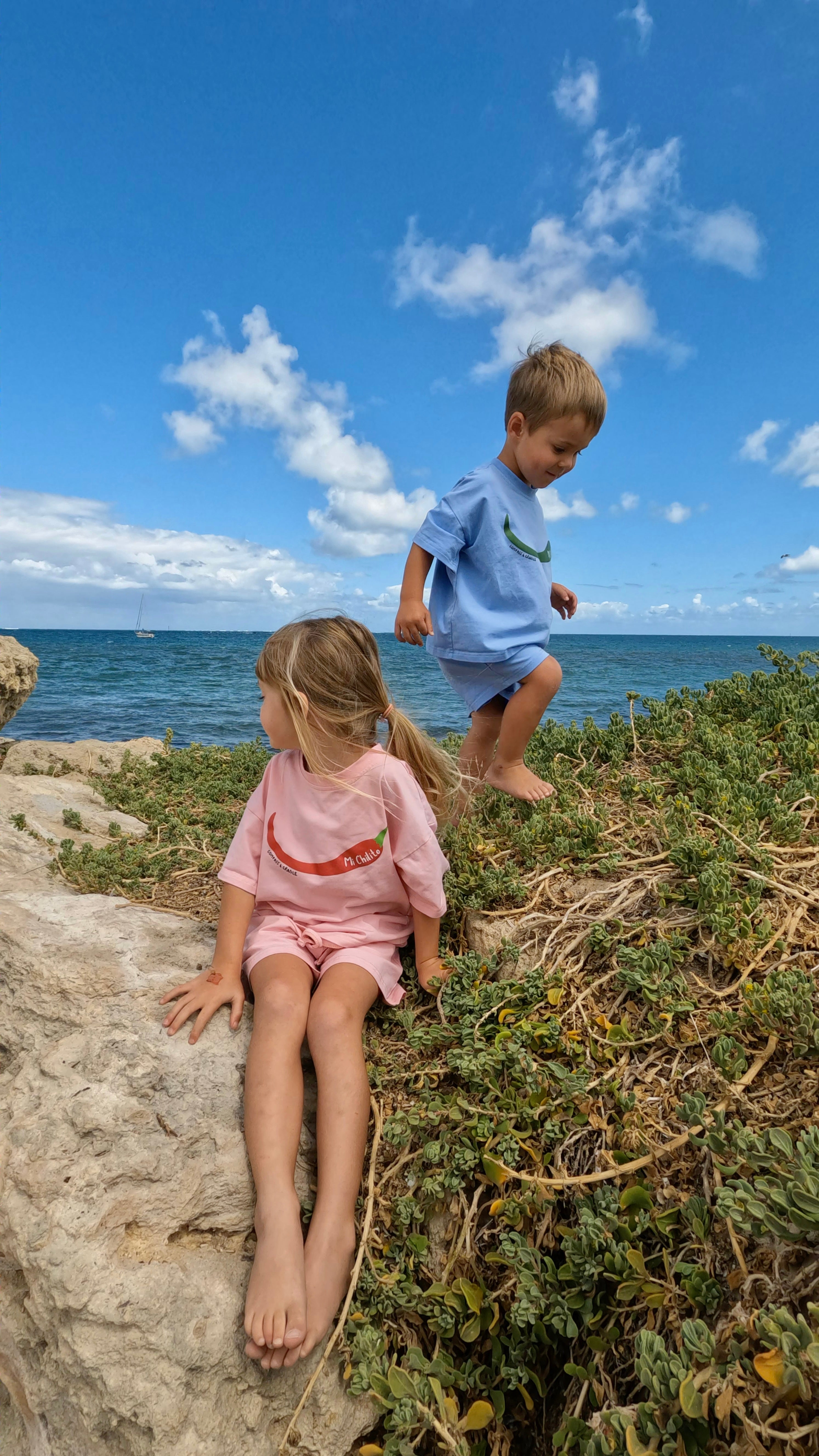 Mi Chilito Kids Shirt & Shorts Set Pink | Matching family outfits Australia - Compass & Cradle