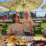 Snack Provider Adult Tee | Matching Family T-shirts Sandy Beige Compass & Cradle