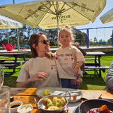 Snack Provider Adult Tee | Matching Family T-shirts Sandy Beige Compass & Cradle