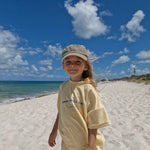 Sandy Snack Gang Kids Terry Towelling Set | Butter Yellow | Premium Kids Wear Australia - Compass & Cradle