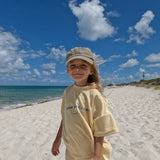 Sandy Snack Gang Kids Terry Towelling Set | Butter Yellow | Premium Kids Wear Australia - Compass & Cradle