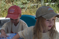 Child wearing Barefoot Bandit kids terry towelling shirt in soft cotton, Australian coastal kidswear by Compass & Cradle.