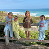 Sun Kissed Club Kids Summer Oversized Shirt