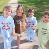 Sun Kissed Club Kids Summer Oversized Shirt