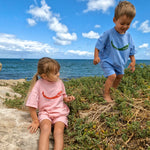 Mi Chilito Kids Shirt & Shorts Set | Blue | Matching family outfits Australia - Compass & Cradle