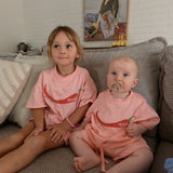 Mi Chilito Kids Shirt & Shorts Set Pink | Matching family outfits Australia - Compass & Cradle