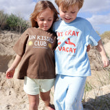 Sun Kissed Club Kids Summer Oversized Shirt