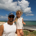 Big Kahuna Men’s White Tank Top | Matching Son and Dad Top - Compass & Cradle