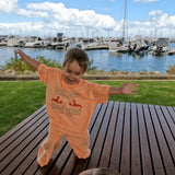 Bay Bay Is Cray Cray Kids Terry Towelling Set | Coral | Premium Kids Wear Australia - Compass & Cradle