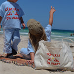 cray cray on vacay oversized beach bag tote with pockets Australia 
