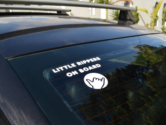 Little Rippers On Board - Family Car Sticker