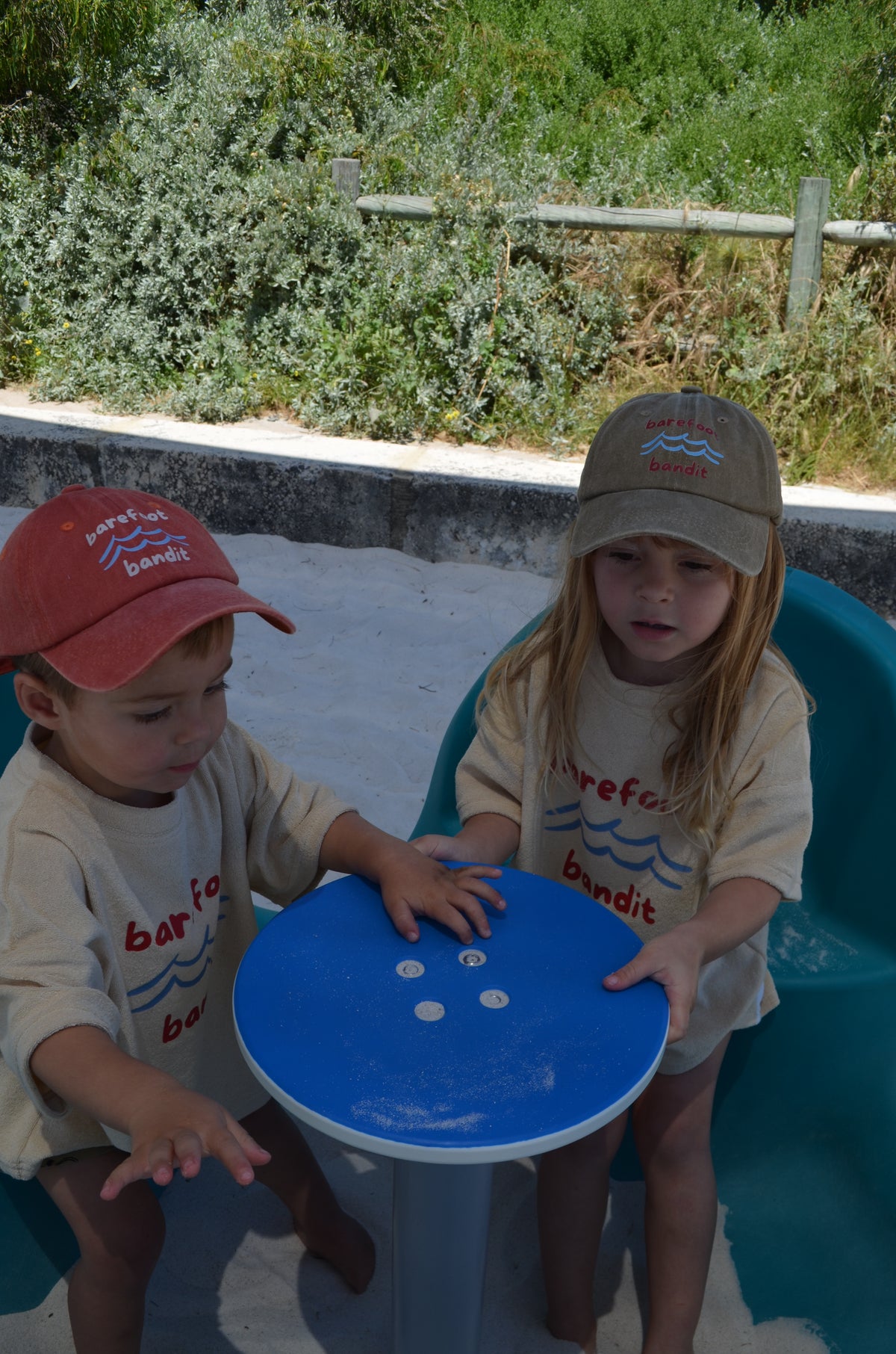 Barefoot Bandit Terry Towelling Kids Shirt & Shorts Set – Premium Kids Beach Wear