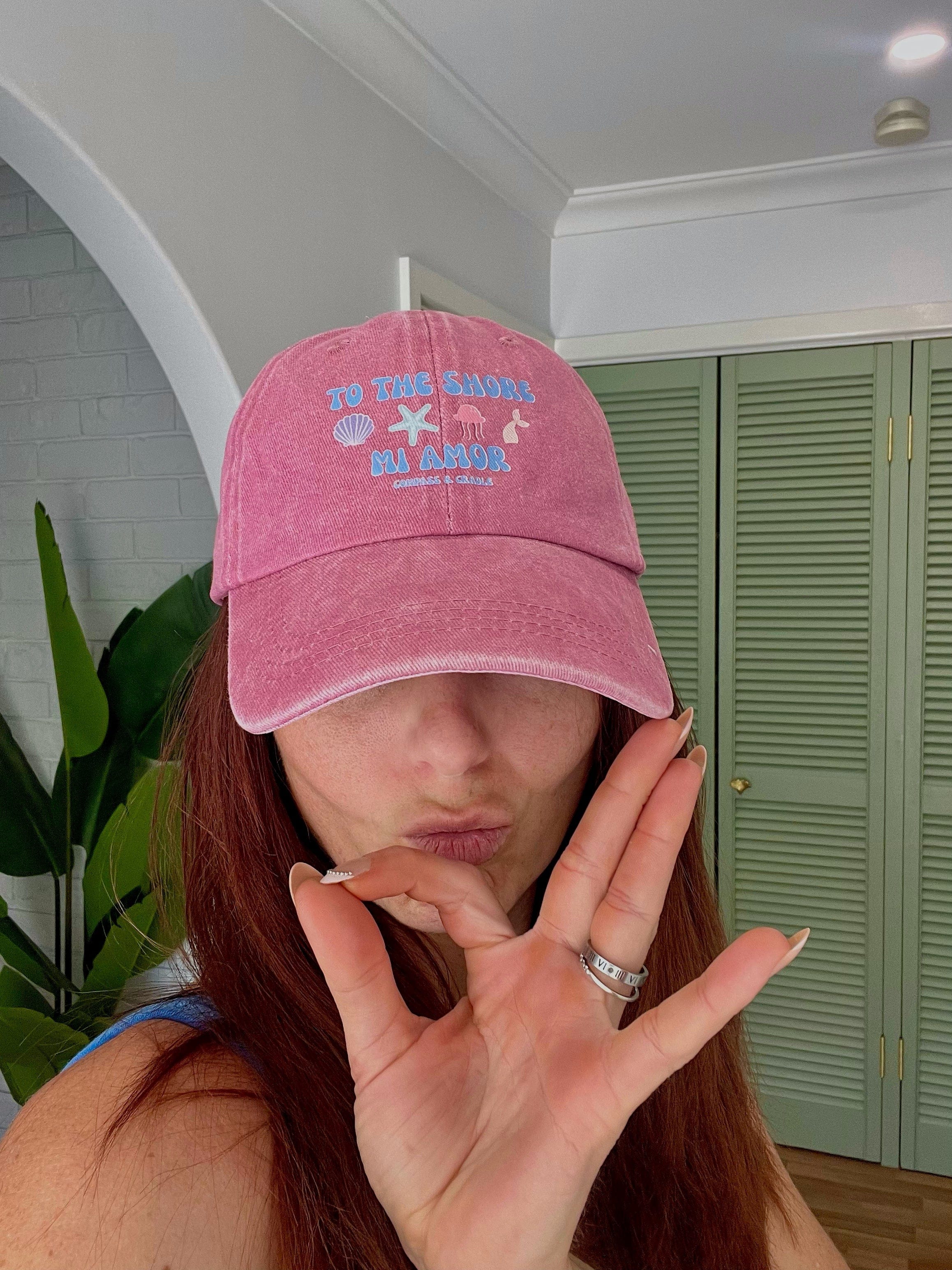 Mum Cap Pink | To the Shore Mi Amor - Compass & Cradle