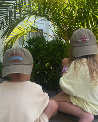 Kids Cap (Ages 1–6) | Mums Fan Club Light Brown - Compass & Cradle