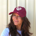Mum Hat | Embroidered | Maroon - Compass & Cradle