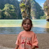 Bay Bay Is Cray Cray Kids Terry Towelling Set | Coral | Premium Kids Wear Australia - Compass & Cradle