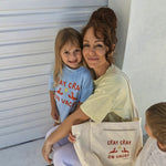 Cray Cray on Vacay | Oversized Lobster/Crayfish Beach Bag Beige - Compass & Cradle