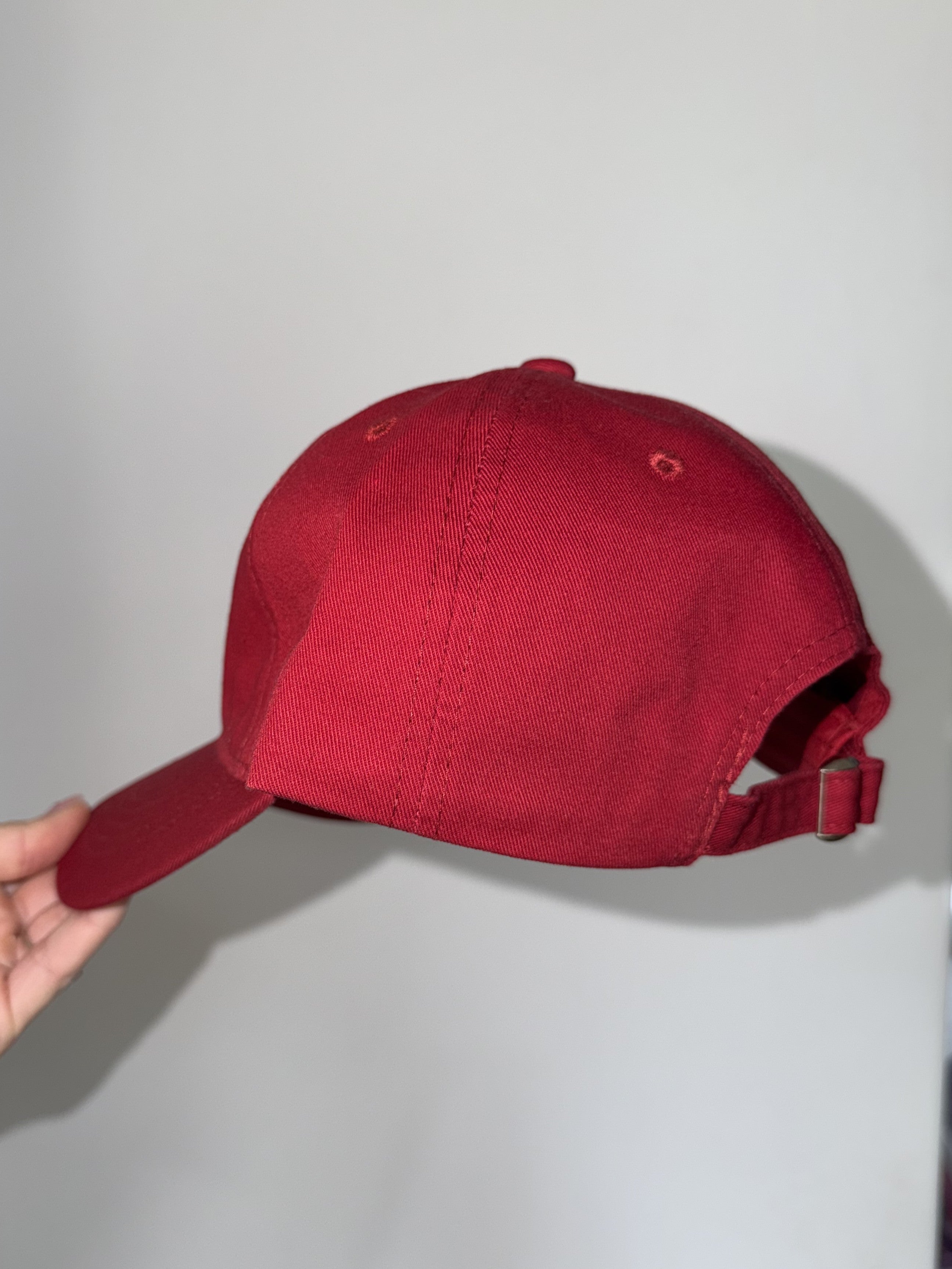 Mum Hat | Embroidered | Maroon - Compass & Cradle