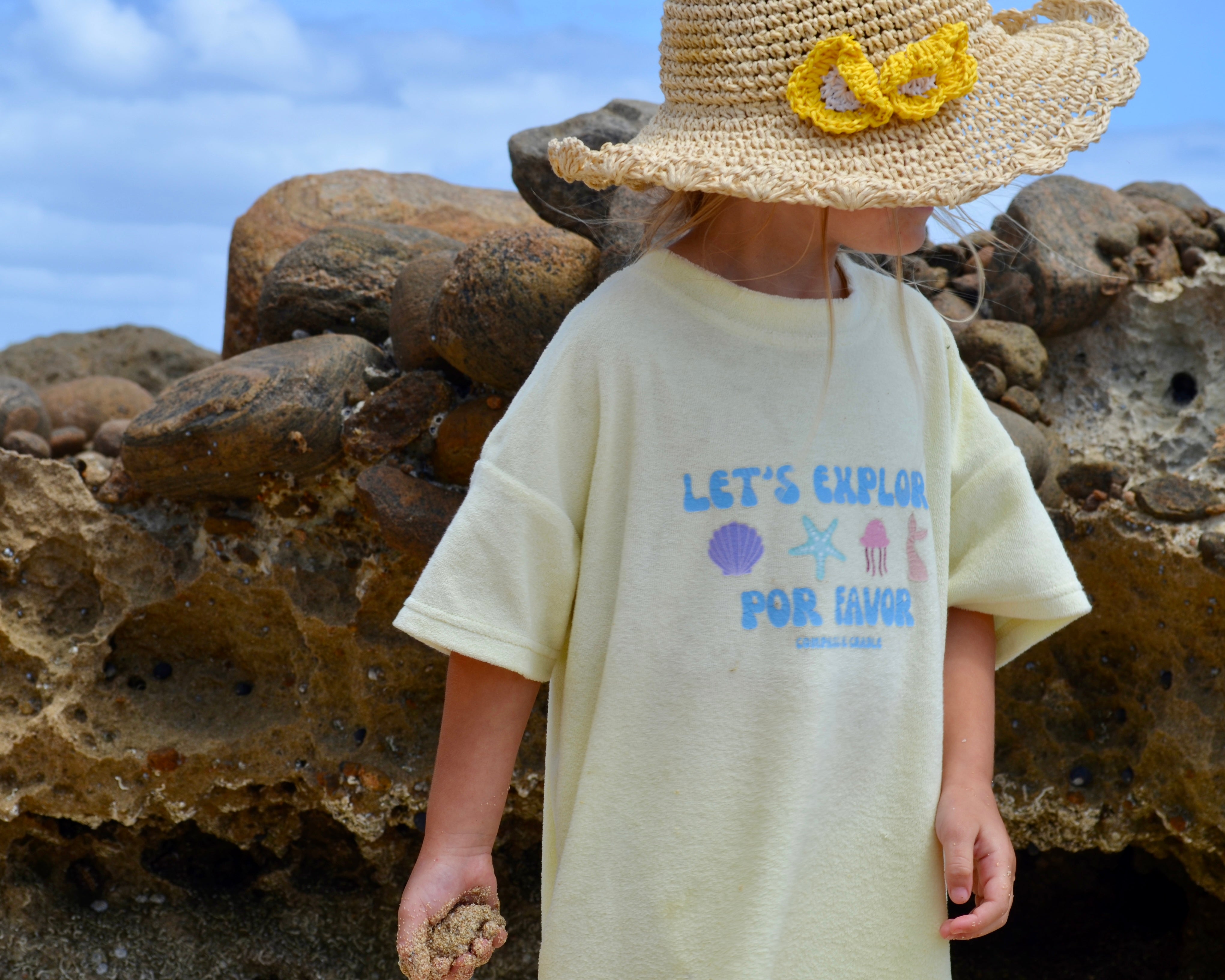 lets explore por favor kids beachwear terry towelling