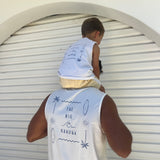 Little Ripper Kids Tank Top | White | Matching Son and Dad - Compass & Cradle