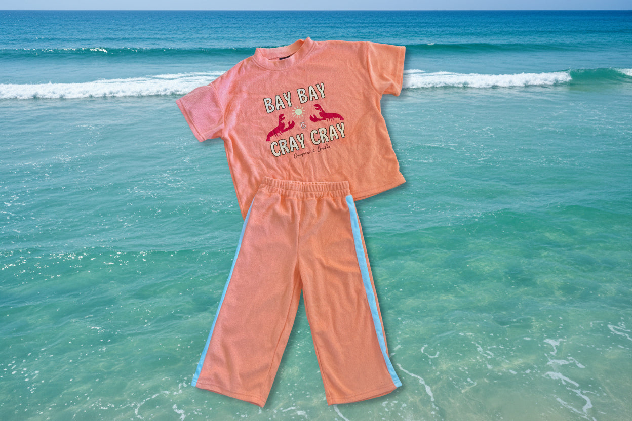 bay bay is cray cray Premium kids beachwear Australia