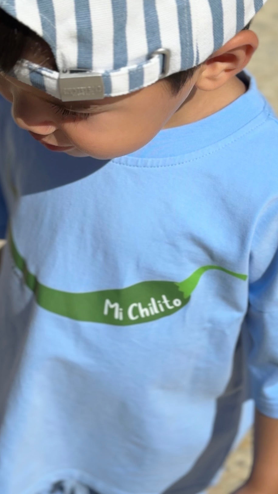 Mi Chilito Kids Shirt & Shorts Set | Blue | Matching family outfits Australia - Compass & Cradle