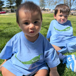 Mi Chilito Kids Shirt & Shorts Set | Blue | Matching family outfits Australia - Compass & Cradle