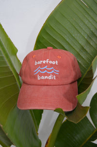 Kids coastal cotton sun cap barefoot bandits compass and cradle