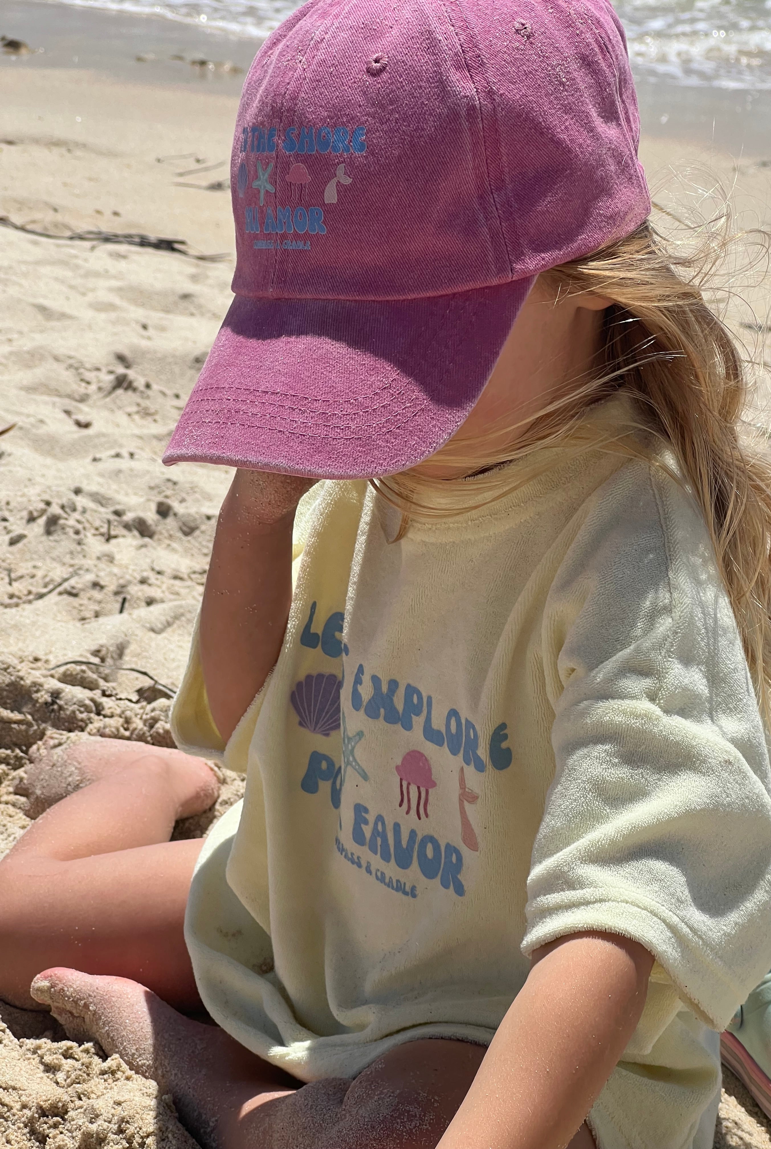 Oversized kids beach set in  yellow, comfortable and long-lasting